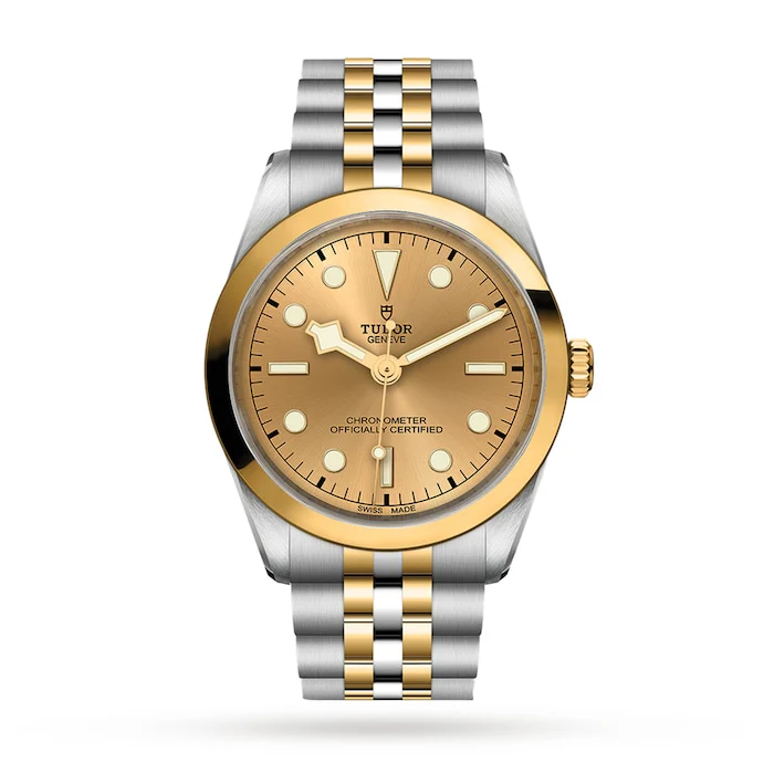 Tudor Black Bay One 36 S&G 36mm Steel Case Steel And Yellow Gold Bracelet Luxury Watch M79643-0005
