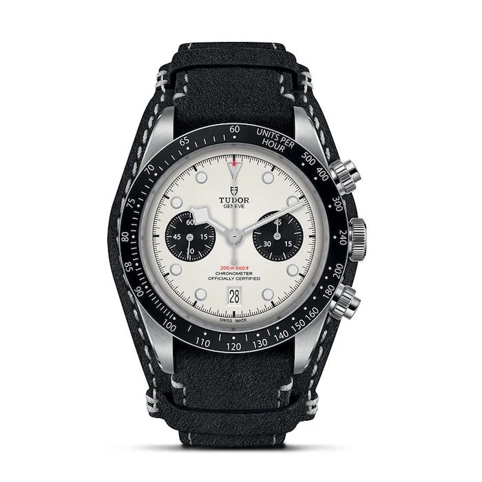 Tudor Heritage Automatic 41mm Men’s Watch with Opaline Material Dial, Stainless Steel Case, 200m Water Resistant / M79360N-0006