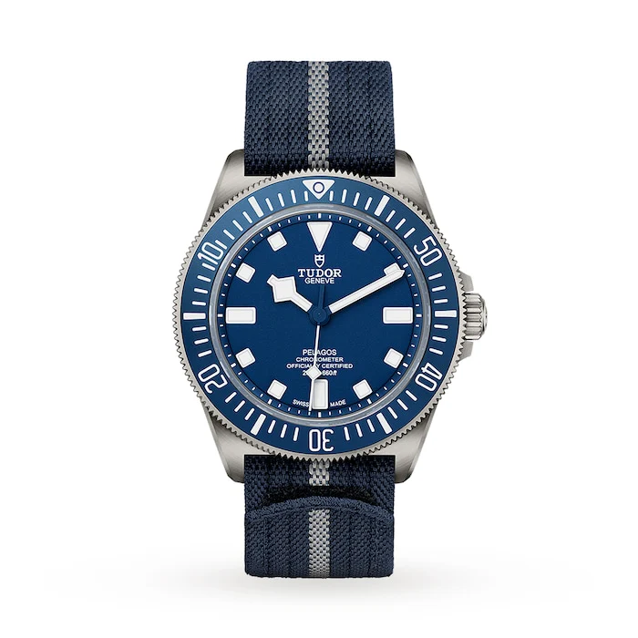 Tudor Pelagos FXD 42mm Titanium Case, Blue Dial Luxury Watch M25707B/24-0001