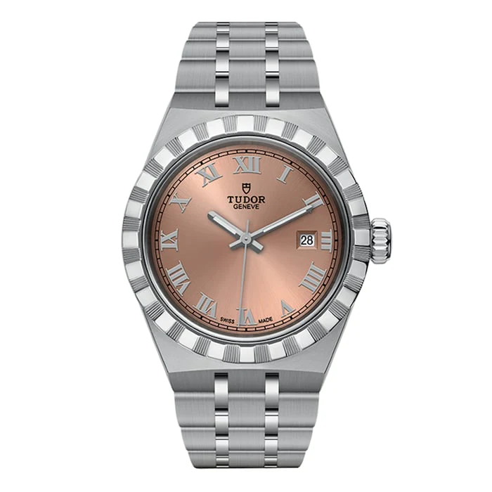 Tudor Royal 28mm Steel Case Salmon Dial Luxury Watch Luxury Watch Swiss Made High Precision Movement M28300-0008