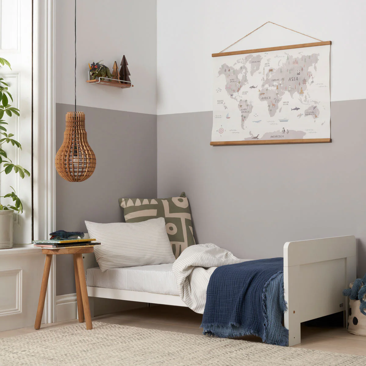 Tutti Bambini Alba Mini Cot Bed with Sprung Mattress, White - Image 5