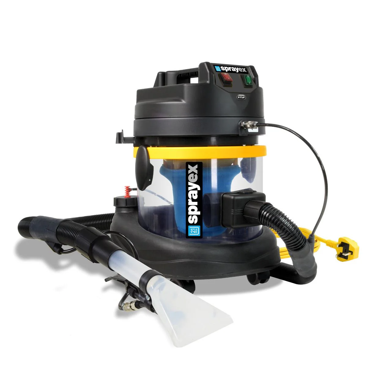 V-TUF SPRAYEX HDV240 Heavy Duty 21L Heavy-Duty Valeting Spray Extraction machine 240V