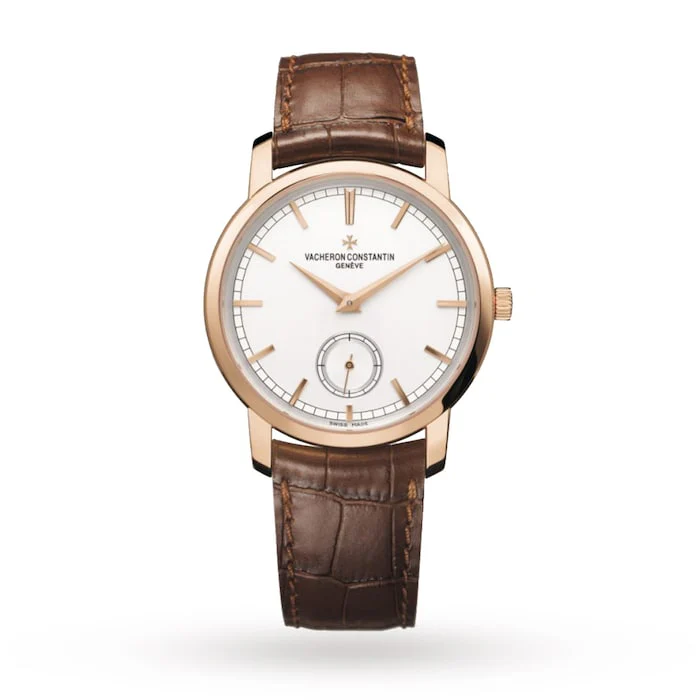 Vacheron Constantin Automatic 38mm Men’s Watch with White Material Dial, Gold Case, 30m Water Resistant / 82172/000R-9382