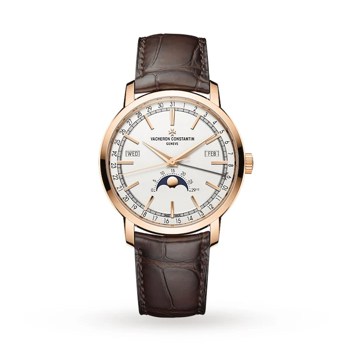 Vacheron Constantin Automatic 41mm Men’s Watch with White Material Dial, Gold Case, 30m Water Resistant / 4010T/000R-B344