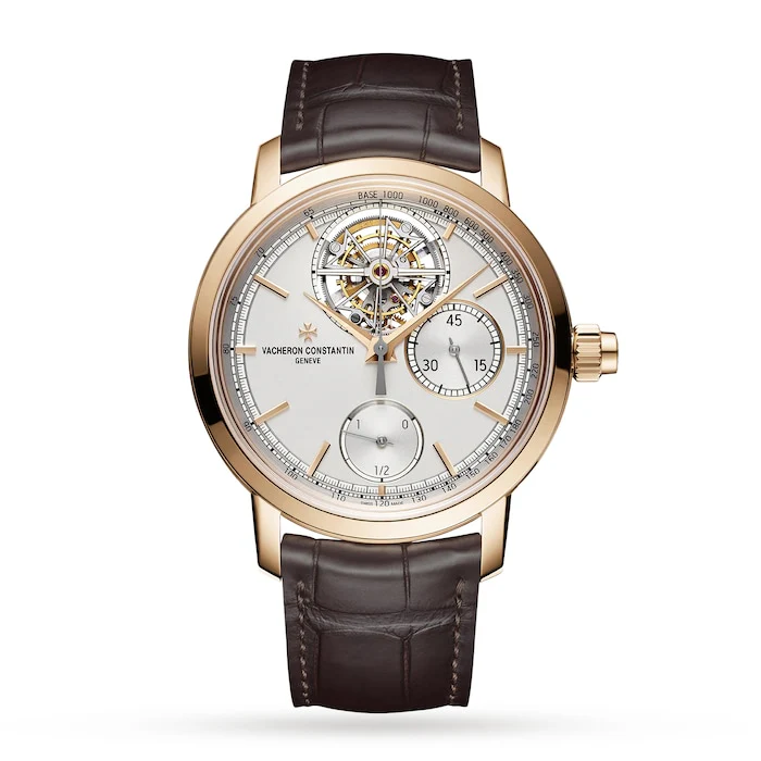 Vacheron Constantin Automatic 42mm Men’s Watch with White Material Dial, Gold Case, 30m Water Resistant / 5100T/000R-B623