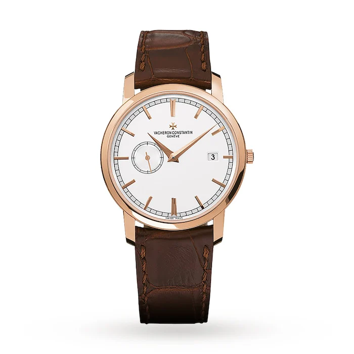 Vacheron Constantin Elegance Automatic 38mm Men’s Watch with Silver Material Dial, Gold Case, 30m Water Resistant / 87172/000R-9302