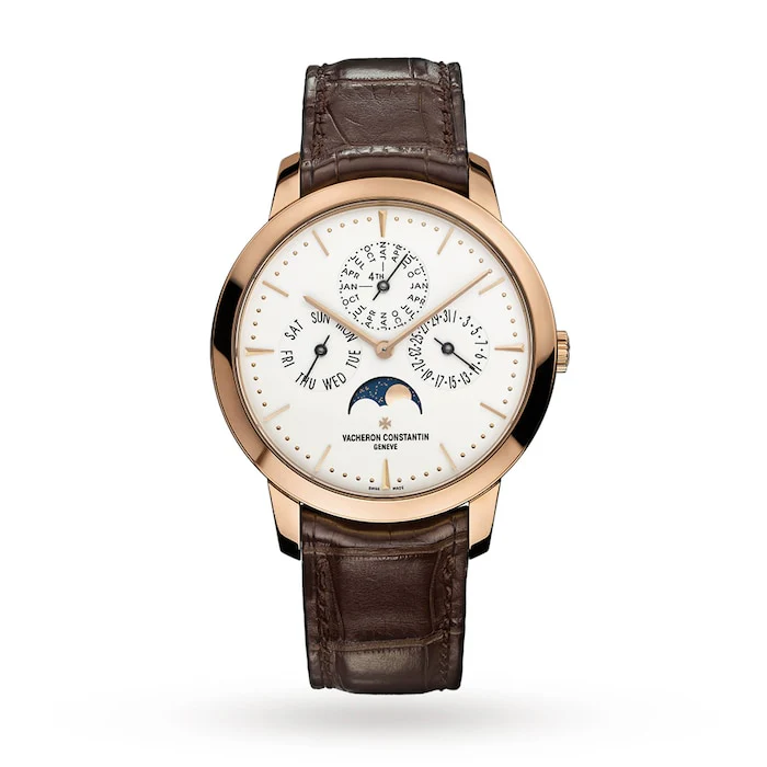 Vacheron Constantin Elegance Automatic 41mm Men’s Watch with Silver Material Dial, Gold Case, 30m Water Resistant / 43175/000R-9687