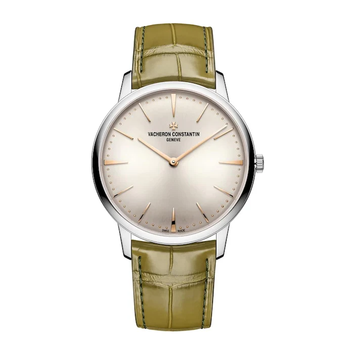 Vacheron Constantin Manual Wind 39mm Men’s Watch with Silver Material Dial, Gold Case, 30m Water Resistant / 1410U/000G-H017