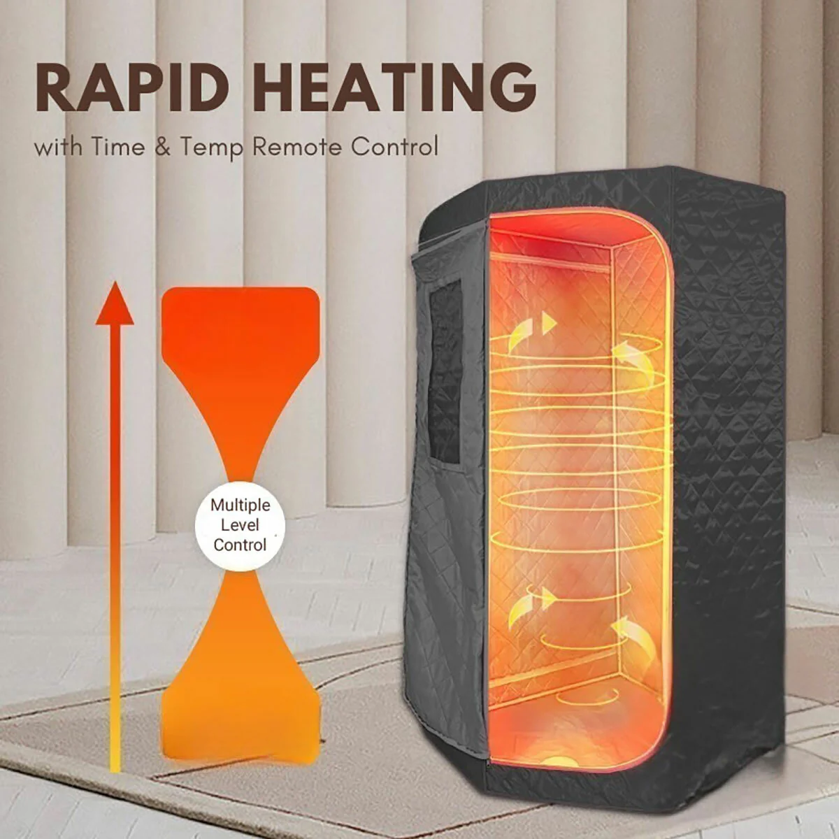 Vidalux Insta-Heat Indoor Portable Sauna Pod - Image 3