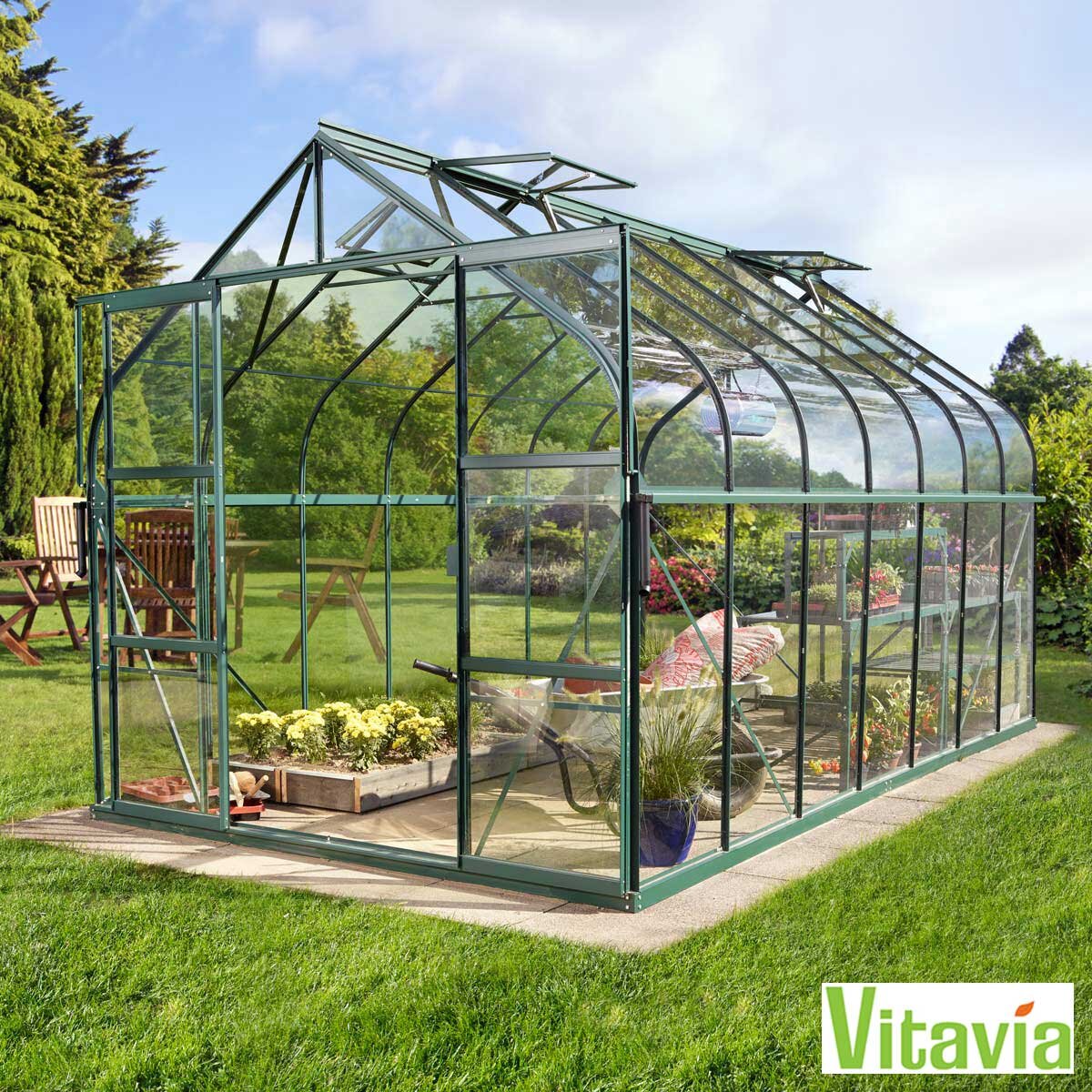 Vitavia Colorado 11500 8ft 5" x 14ft 7" (2.6 x 4.5m) Greenhouse Package - Image 3
