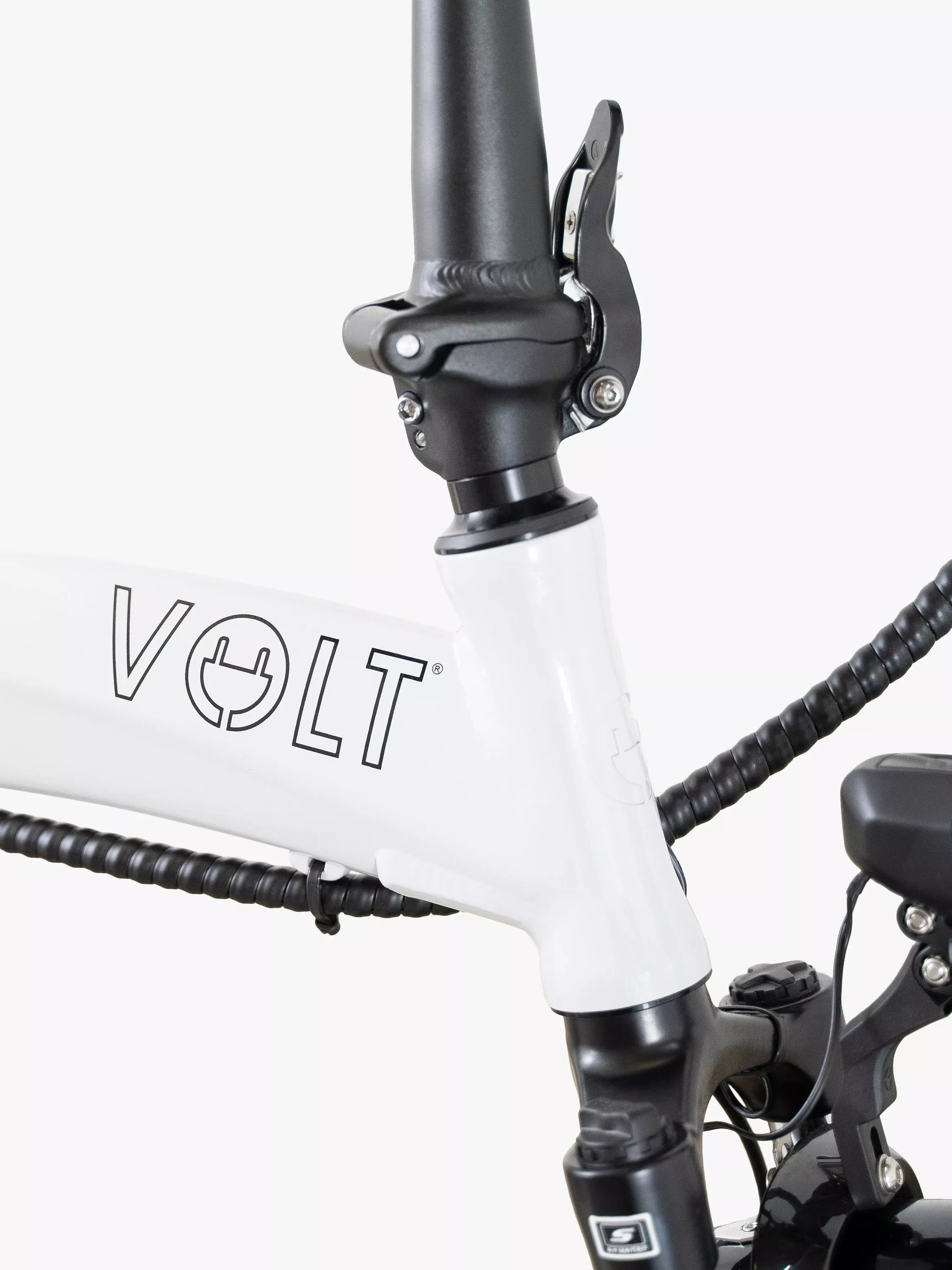 Volt Metro Folding e-Bike, Light Grey - Image 8