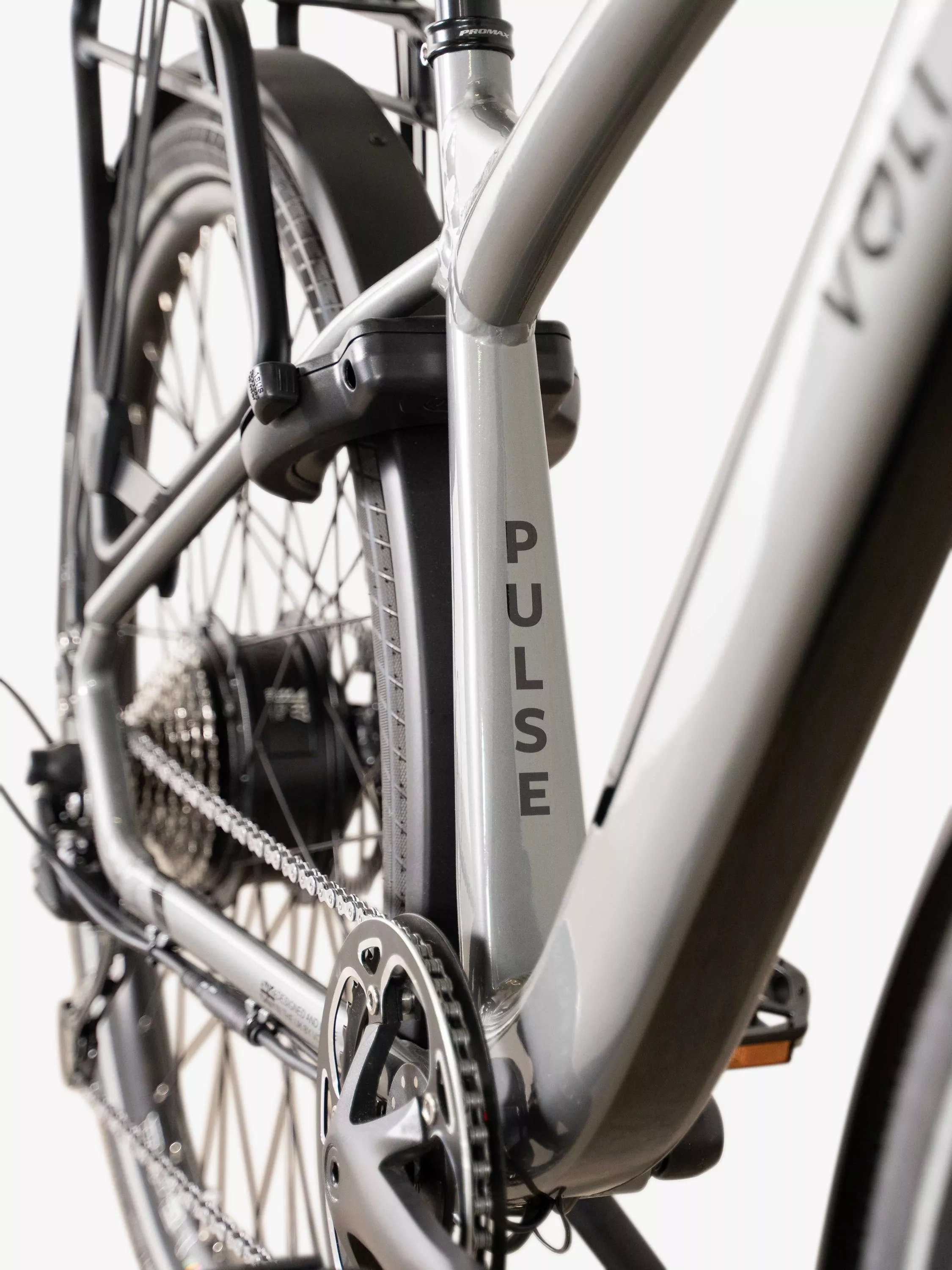 Volt Pulse Hybrid e-Bike, Light Grey, 18" Frame - Image 8