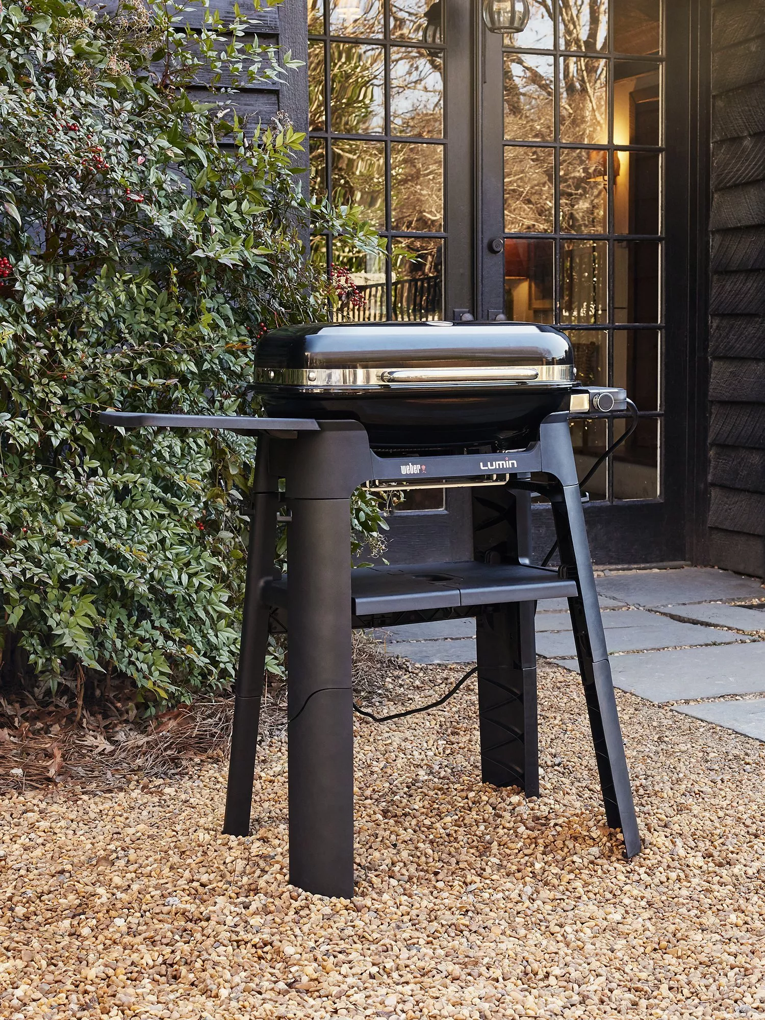 Weber Lumin Compact Electric BBQ with Stand, Black - Image 7