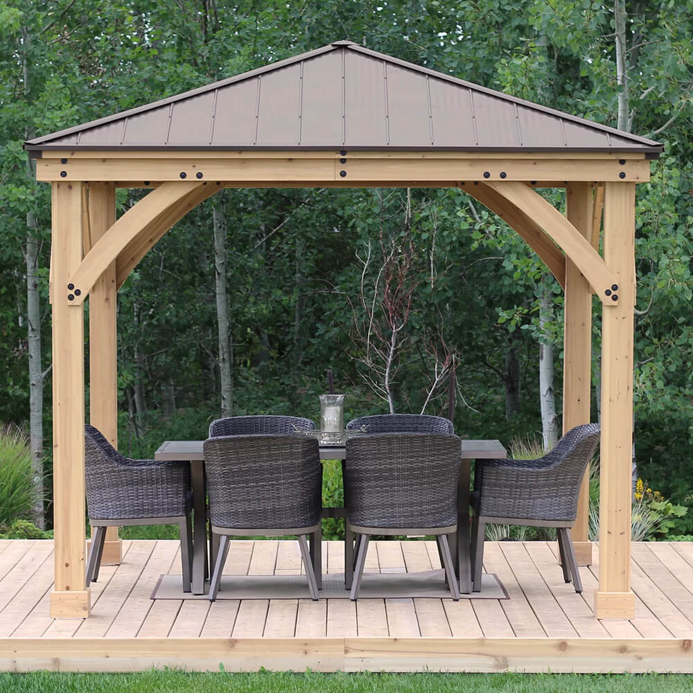 Yardistry Meridian Gazebo 10ft x 10ft (3m x 3m) Yardistry - Image 10