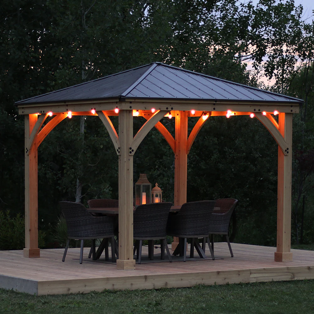 Yardistry Meridian Gazebo 10ft x 10ft (3m x 3m) Yardistry - Image 3
