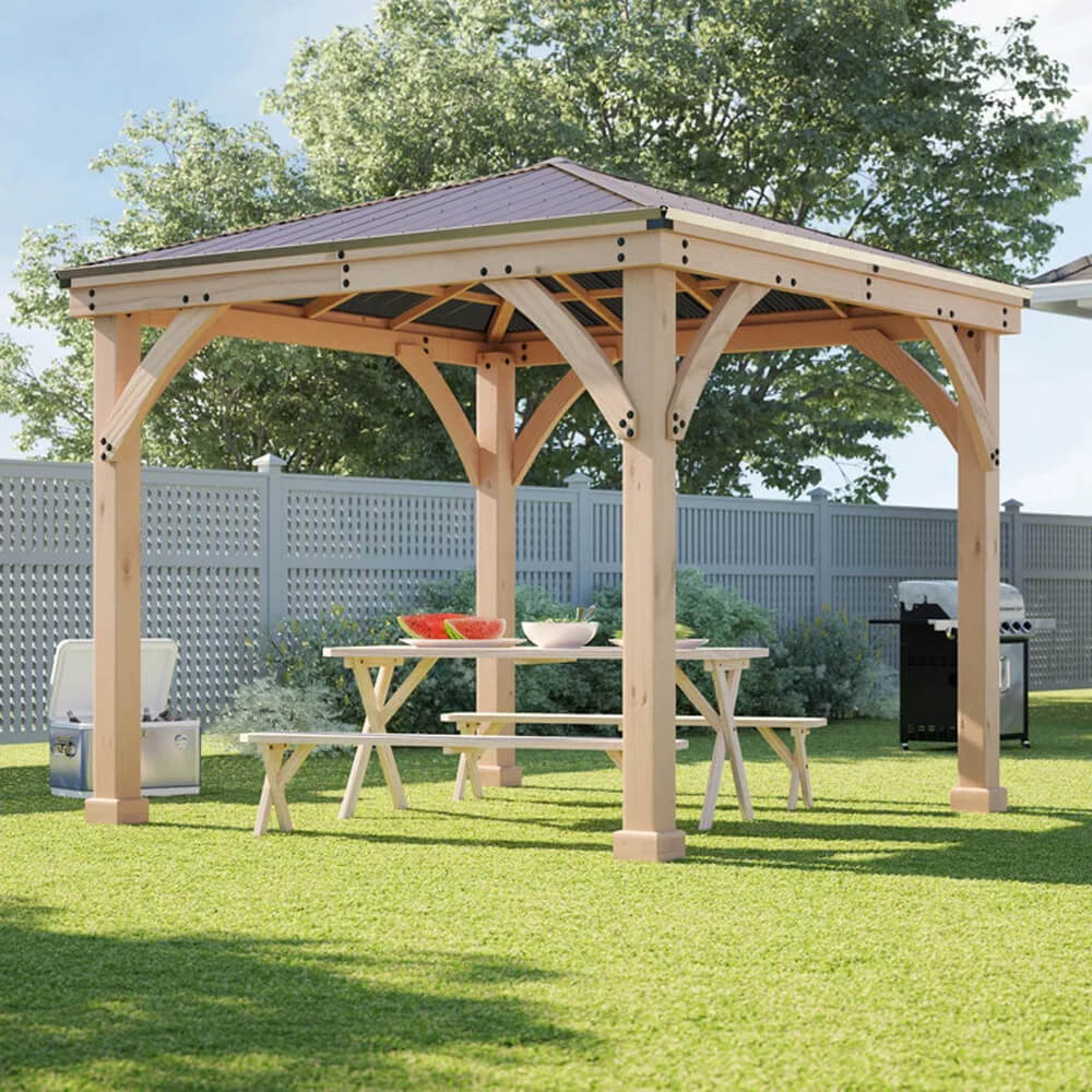 Yardistry Meridian Gazebo 10ft x 10ft (3m x 3m) Yardistry - Image 9