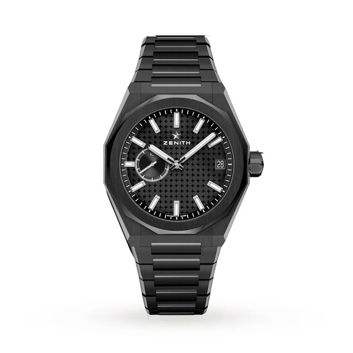 Zenith Automatic 41mm Men’s Watch with Black Material Dial, Ceramic Case, 100m Water Resistant / 49.9300.3620/21.I001