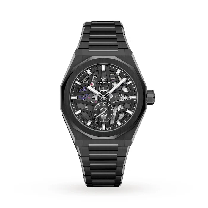 Zenith Automatic 41mm Men’s Watch with Black Material Dial, Ceramic Case, 100m Water Resistant / 49.9300.3620/78.I001